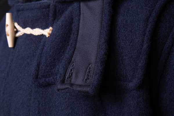 Men's Navy Francigina Short Original Duffle With Wooden Men's Navy Francigina Short Original Duffle With Wooden