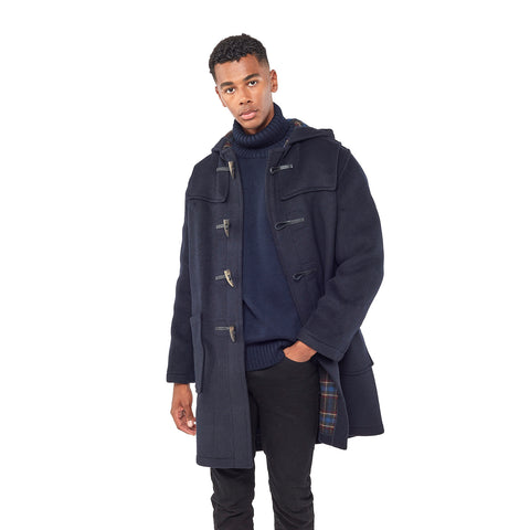 Men's Classic Fit Duffle Coat Navy | Original Montgomery