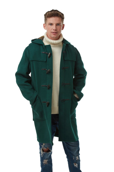 Mid length duffle sales coat