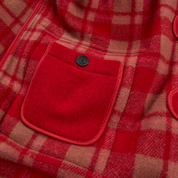 Women's Classic Fit Duffle Coat Red | Original Montgomery