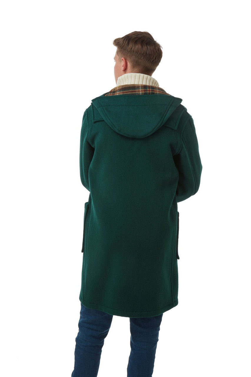 Men s Classic Fit Duffle Coat British Racing Green Original
