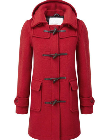 Red toggle coat discount